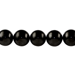 144320101220 Rang de collier boules, schungite (tige), 16mm | Marco Schreier