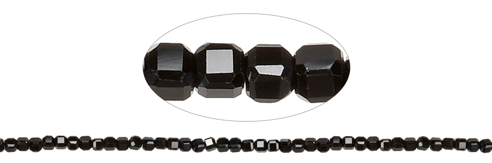 Strand cube, Spinel, 03mm, faceted (39cm)