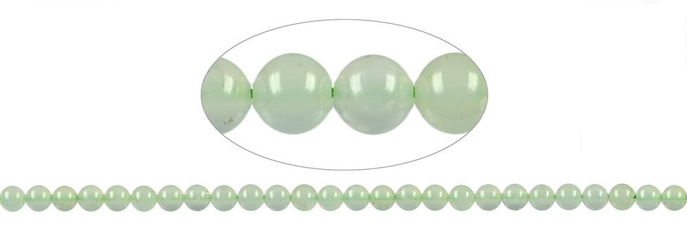 Filo di perle, Crisopale A (verde opale andino), 06-07 mm
