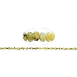 144840300120 Button strand, Serpentine (Lizardite), faceted, 02 x 04mm | Marco Schreier