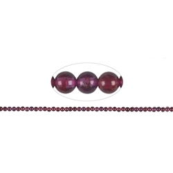 144890100320 strand balls, garnet (Rhodolite), 03,7 - 04,0mm | gems, healing stones & jewelry