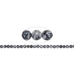 145100100720 Rang de collier boules, pinolite, 08 - 09mm | Marco Schreier