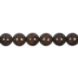 145300104420 Strand balls, dinosaur bones, 11mm | wholesaler gems, healing stones & jewelry