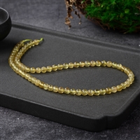 Strand of beads, Apatit (yellow), 04mm