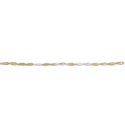 145880513620 Drop strand, Mother of Pearl (yellow-brown), 15 x 06mm | Marco Schreier