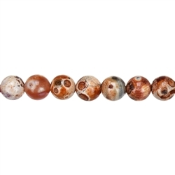 146260100920 Rang de collier boules, Agate (Agate de Mongolie), 10mm (38cm)  | Marco Schreier