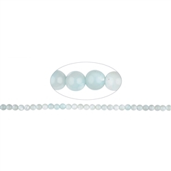 146380100520 Rang de colliers boules, nacre (bleu-vert), 06mm | Marco Schreier