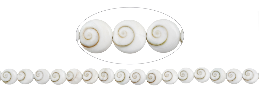 Shiva's Eye strand, disc (09mm) | wholesaler gems, healing stones & jewelry