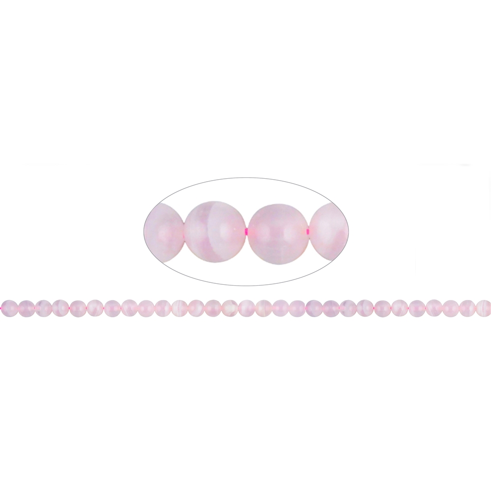 Strang Kugeln, Calcit (Manganocalcit) AA, 06mm | Marco Schreier