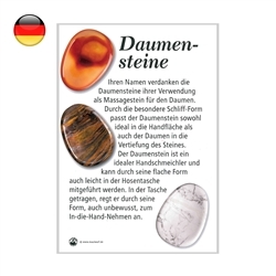 1500001011 Poster "Daumensteine", A4 | Schreier Großhandel Edelsteine, Heilsteine & Schmuck