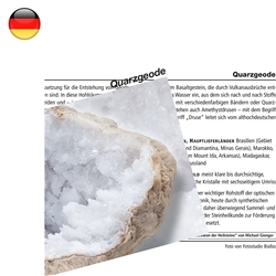 1503502001 Mineralienkarte Quarzgeode (VE mit 10 Stück) | Edelsteine, Heilsteine & Schmuck