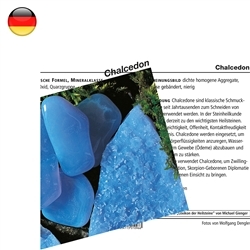 1504502000 Mineralienkarte Chalcedon  (VE mit 10 Stück) | Edelsteine, Heilsteine & Schmuck