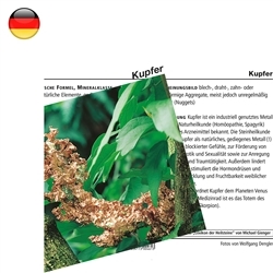 1510202000 Mineralienkarte Kupfer  (VE mit 10 Stück)  | Edelsteine, Heilsteine & Schmuck