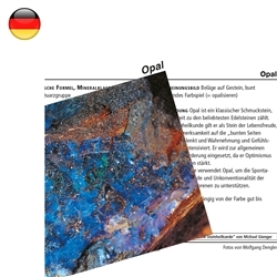 1512002000 Mineral Card Opal (PU with 10 pieces) | Schreier gems, healing stones & jewelry