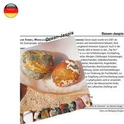 1516902000 Mineral Card Ocean Jasper (PU with 10 pieces) | gems, healing stones & jewelry