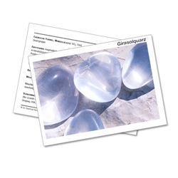 1524002000 Mineral Card Girasol Quartz (PU with 10 pieces) | Marco Schreier