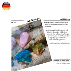 1526302000 Mineral Card Andean Opal (VE with 10 pieces) | wholesaler gems & healing stones