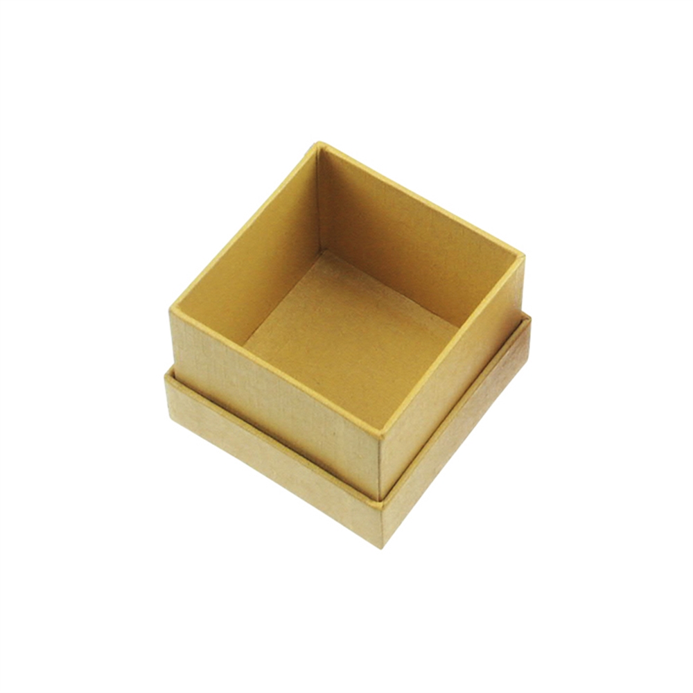  Jewelry box, 2,5 x 2,5cm, yellow (48 pcs./VE) Special price!