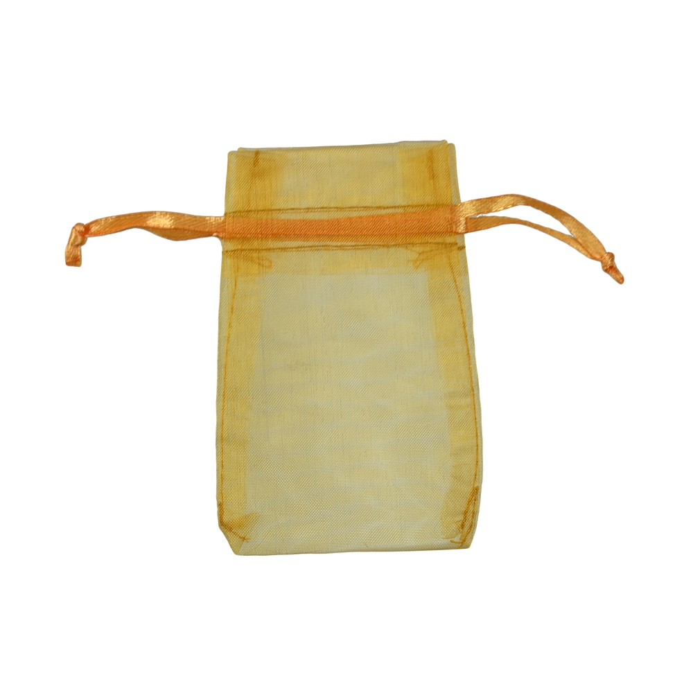 Organza bag, 10 x 14cm, Gold (50 pcs./VE)