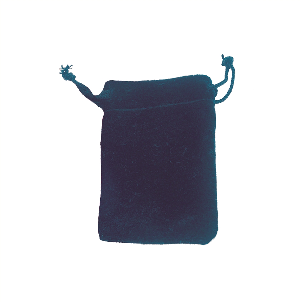Velvet bag, 06,5 x 10cm, blue (50 pcs./VE)