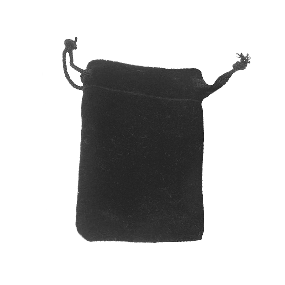Sacchetto di velluto, 14 x 20 cm, nero (50 pz./confezione)