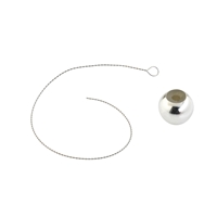 Adjustment ball for 1.5mm tapes, silver (1 pc./unit)