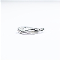 Ring-Ring-Verschluß rund 14mm, Silber matt (1 St./VE)