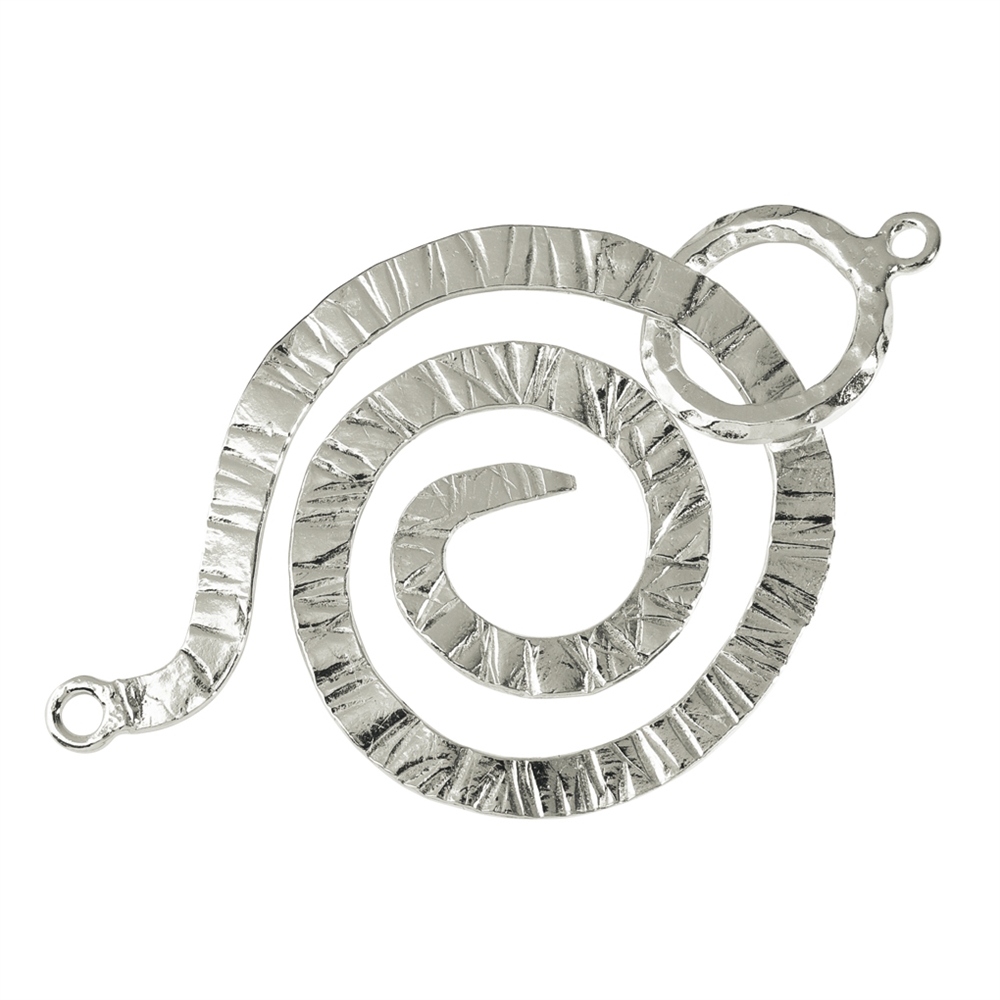 Gancio a spirale 30 mm, argento opaco (1 pz./VE)