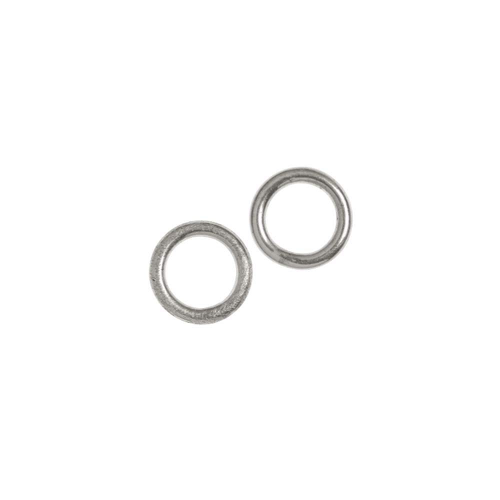 Closed jump ring 04mm, silver (90 pcs./unit)