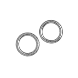 1905315081 Closed jump ring 08mm, silver (20 pcs./unit) | wholesaler gems & healing stones