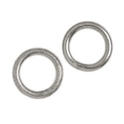 1905316121 Closed jump ring 12mm, silver (4pcs/unit) | wholesaler gems & healing stones