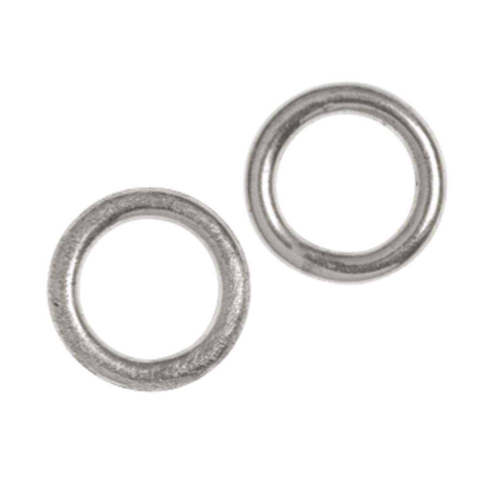 Anello di legatura 12 mm, argento (4 pz./VE)