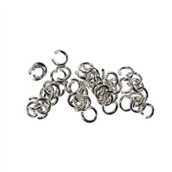 1905319051 Open jump rings 05mm, silver (500 pcs./unit) | wholesaler gems & healing stones