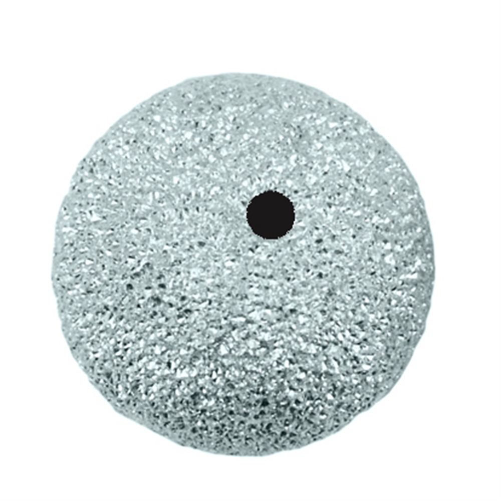 Boule 10mm, argent diamanté (4 pcs/unité)