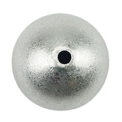 1905602142 Ball 14,0mm, silver matt (1 pc./unit) | wholesale gems, healing stones & jewelry