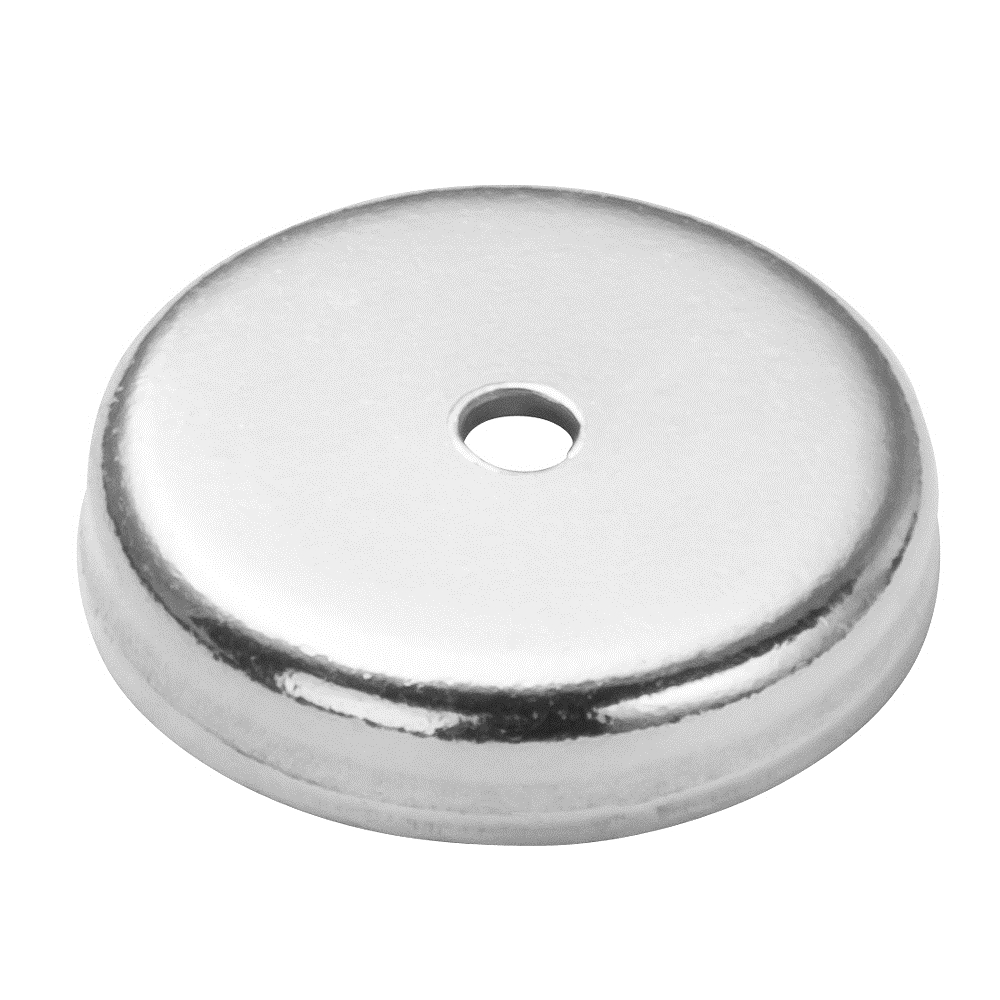Disc with border 08mm, silver (20pcs/unit)
