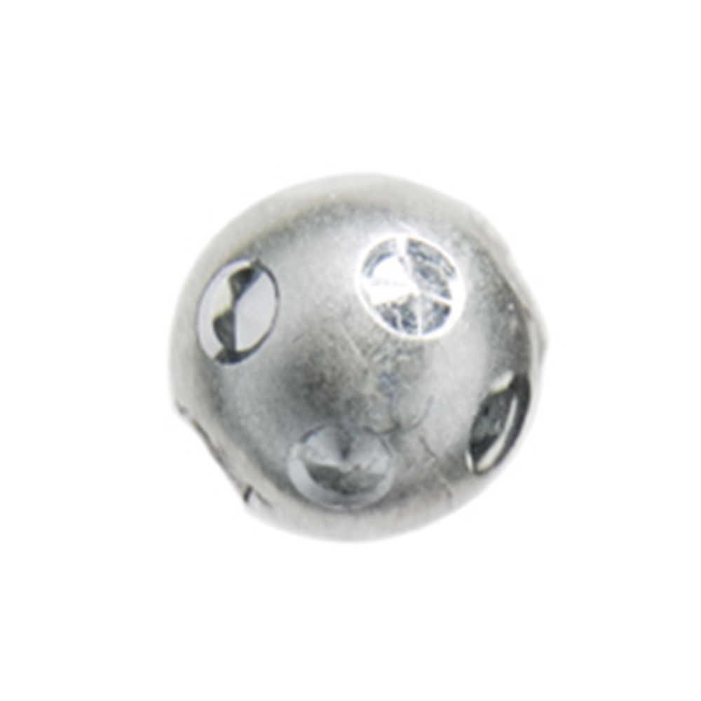 Boule "Lune" 08mm, argent (6 pcs/unité)