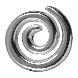 1905609301 Snail 21 x 19mm, silver shiny (1 pc./unit) | wholesaler gems & healing stones