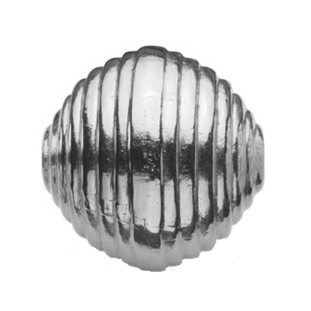 Groove ball 20mm, silver (1 pc./unit)