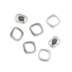 1905622101 Rondel "Square" 3,5mm, Silver (50 pcs./VU) | wholesaler gems & healing stones