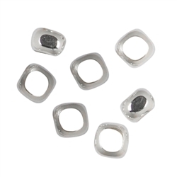 1905622111 Rondel "Square" 5mm, Silver (24 pcs./VU) | wholesaler gems & healing stones