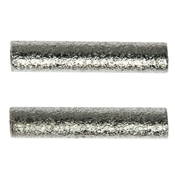 1905628022 Tubes 02 x 10mm, silver matt (24 pcs./VU) | wholesaler gems & healing stones