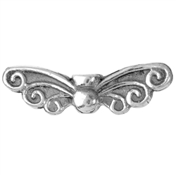 1905647051 Wings "Elf" 22mm, silver (4pcs/unit) | wholesaler gems, healing stones & jewelry