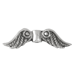 1905647071 Wings "Trjgul" 22mm, silver (4 pcs./VU) | wholesaler gems & healing stones