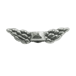 1905647101 Wings "Angel" 11mm (mini), silver (10 pcs./VU) | gems, healing stones & jewelry