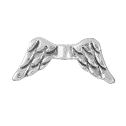 1905647111 Wings "Angel" 15mm (small), silver (4 pcs./VU) | gems, healing stones & jewelry