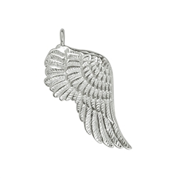 1905648021 Wings "Gabriel" 32mm, silver (2 pcs./unit) | wholesaler gems & healing stones