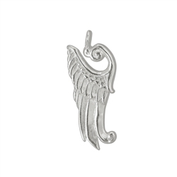 1905648051 Wings "Kyriel" 27mm, silver (2 pcs./VU) | wholesaler gems & healing stones