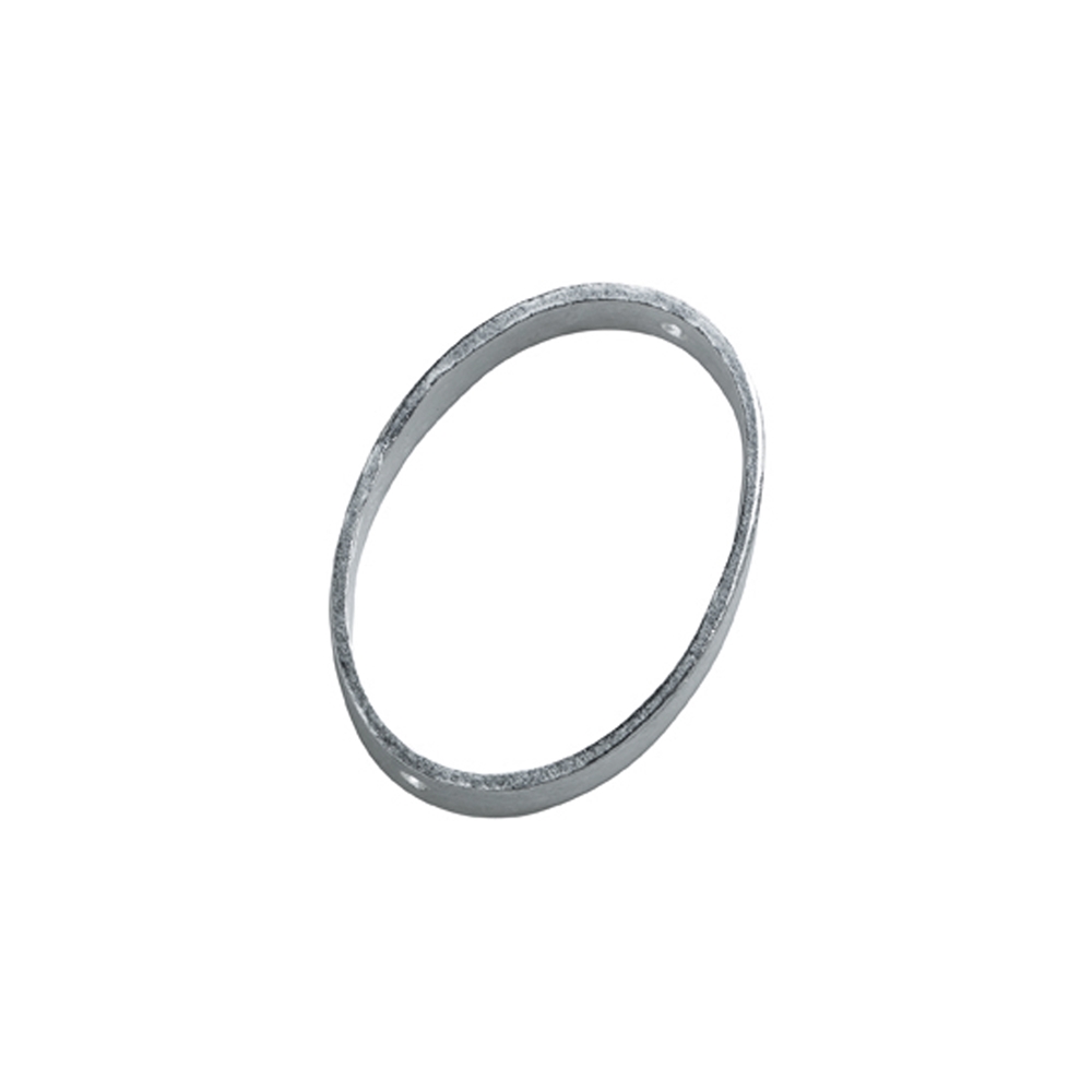 Rahmen oval 10mm, Silber matt (6 St./VE)