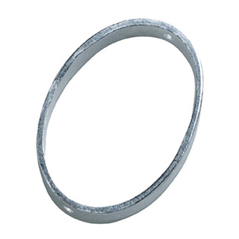 Rahmen oval 25mm, Silber (2 St./VE)